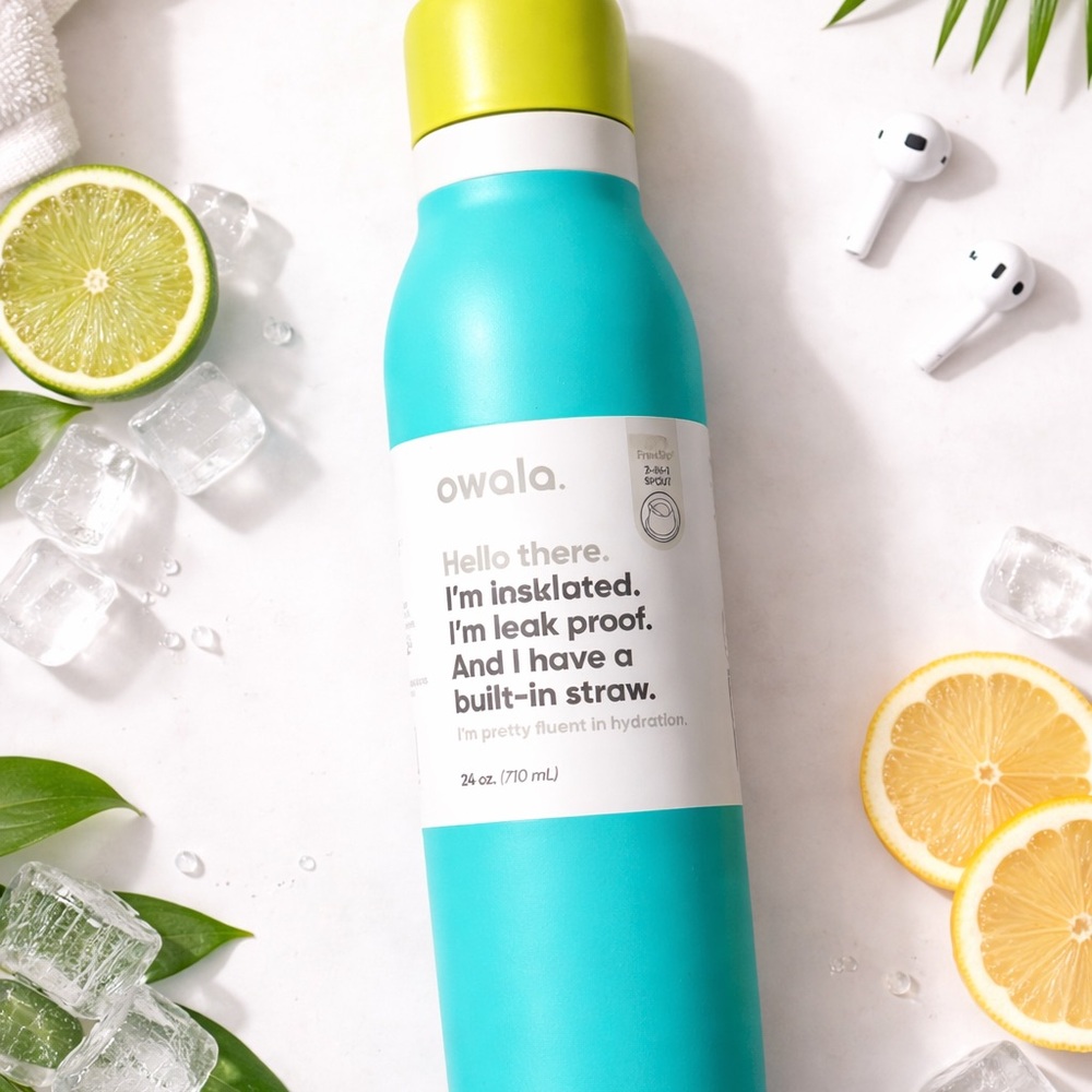 Owala Blue Insulated Water Bottle